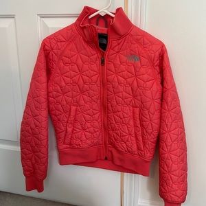 Pink north face jacket